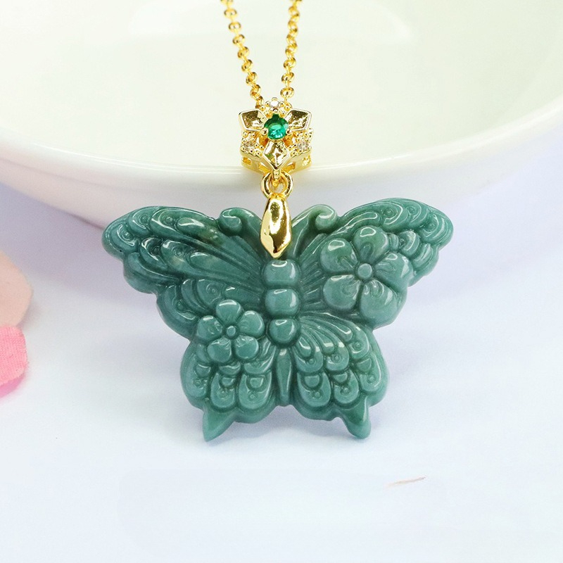 Women Fashion Necklace - S925 실버 천연 진짜 블루 워터