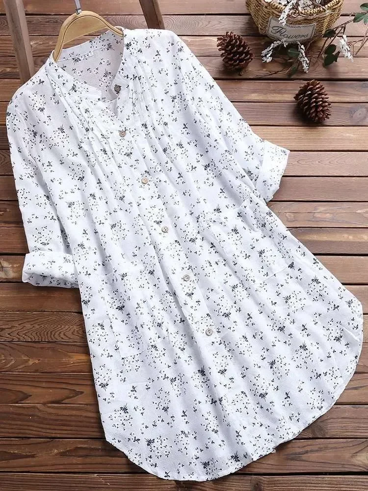 Women'S Fashion Essentials - 플러스 사이즈 여성 셔츠 2025 새로운