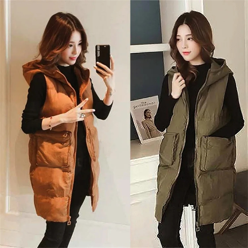 Puffer Vest Fashion Women - 2026 신상 겨울 민소매 탱크탑 여성