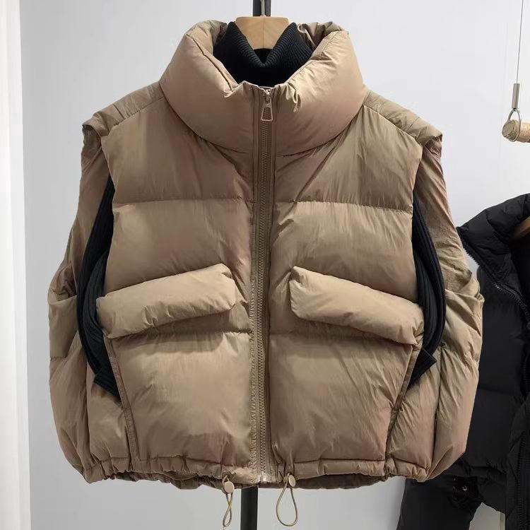 Puffer Vest Fashion Women - 가을 푸퍼 재킷 루즈핏 다운 재킷