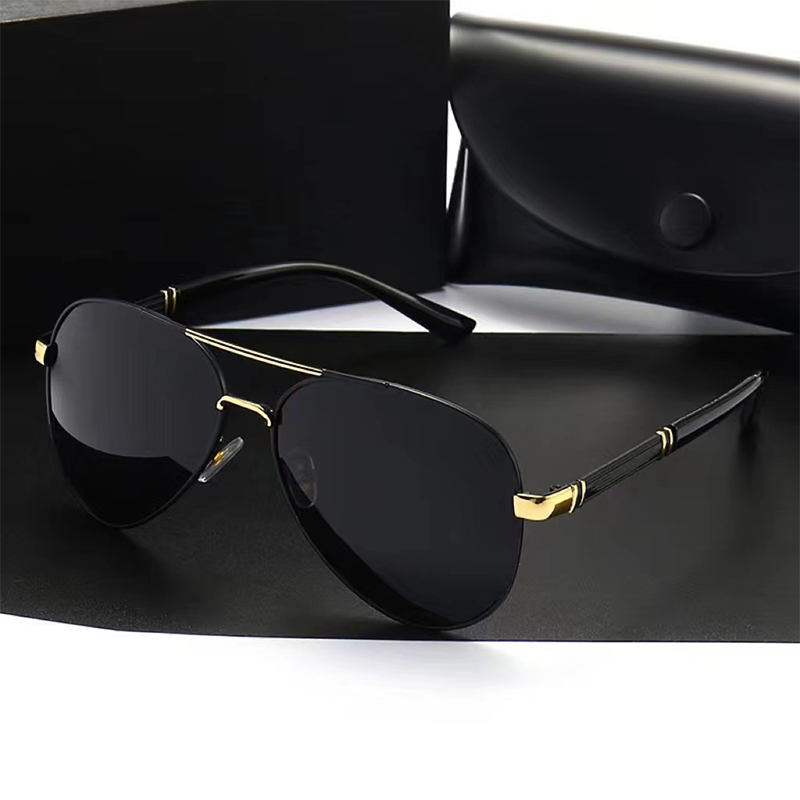 Women'S Fashion Eyeglasses - 고급스러운 남성용 편광 금속 선글라스, 남녀