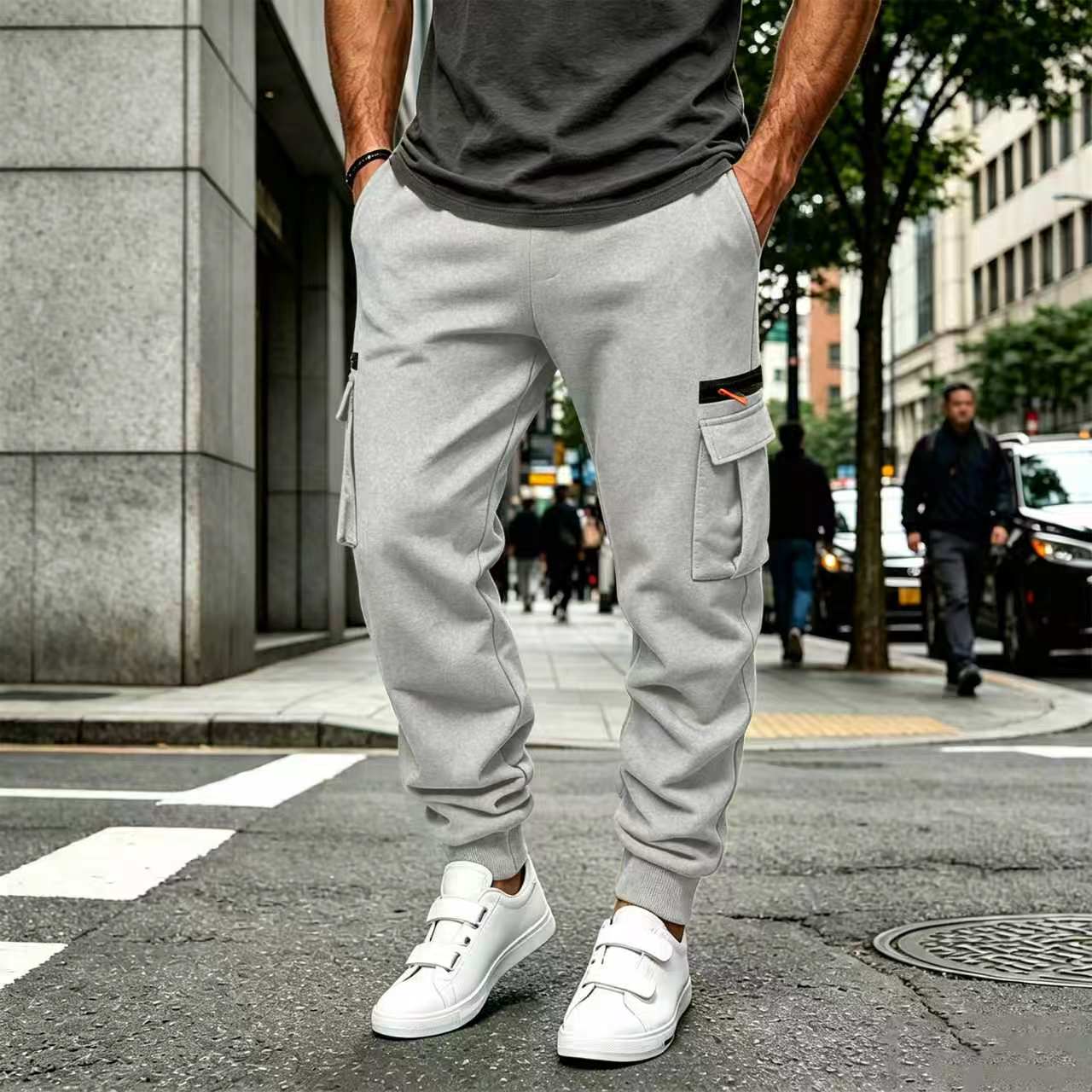 여성용 신상 남성용 가을 겨울 캐주얼 배색 바지 한국  - Women'S Fashion Trousers 리뷰 및 가격