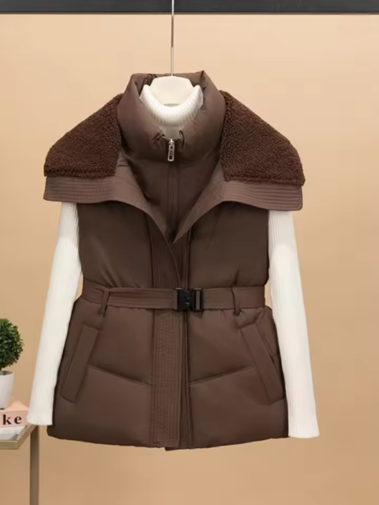 새로운 여성용 퀼팅 패딩 코튼 베스트 두꺼운 따뜻한 겨 - Puffer Vest Fashion Women 리뷰 및 가격