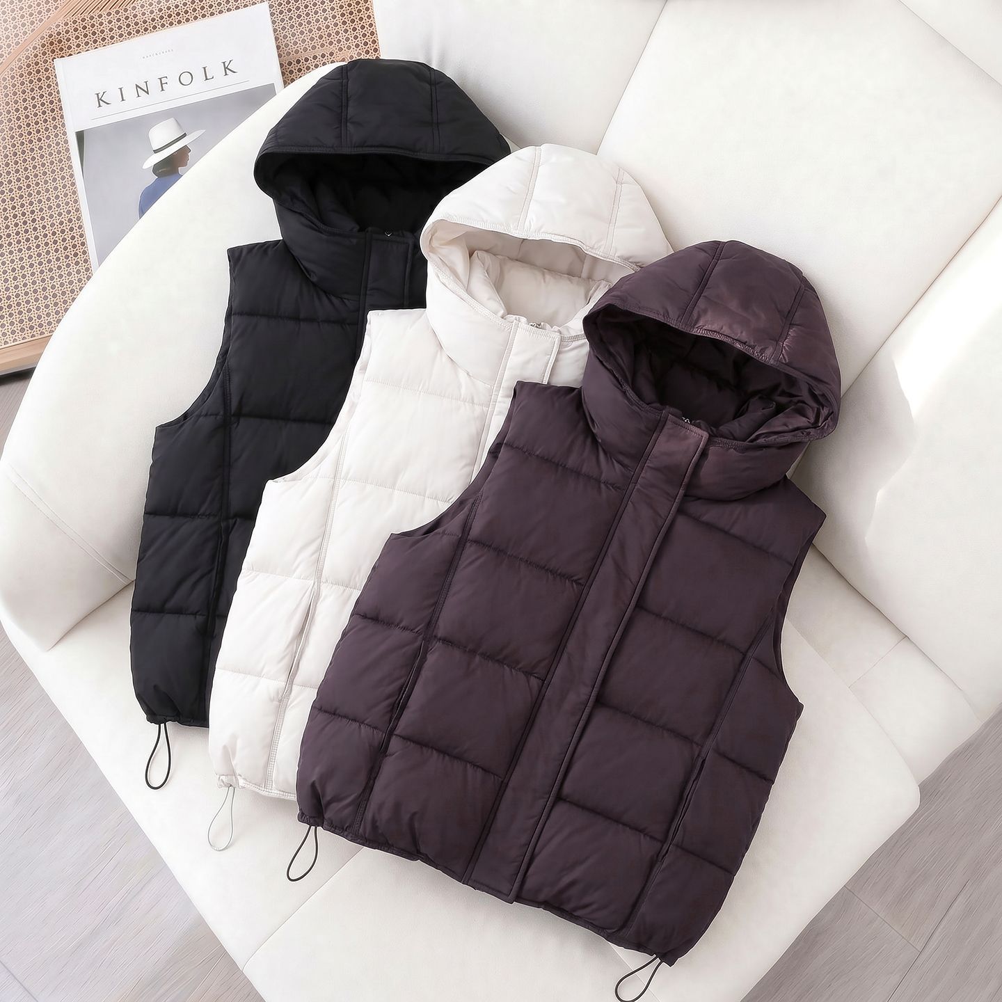 패션 민소매 조끼 여성 코튼 패딩 파카 푸퍼 베스트 조 - Puffer Vest Fashion Women 리뷰 및 가격