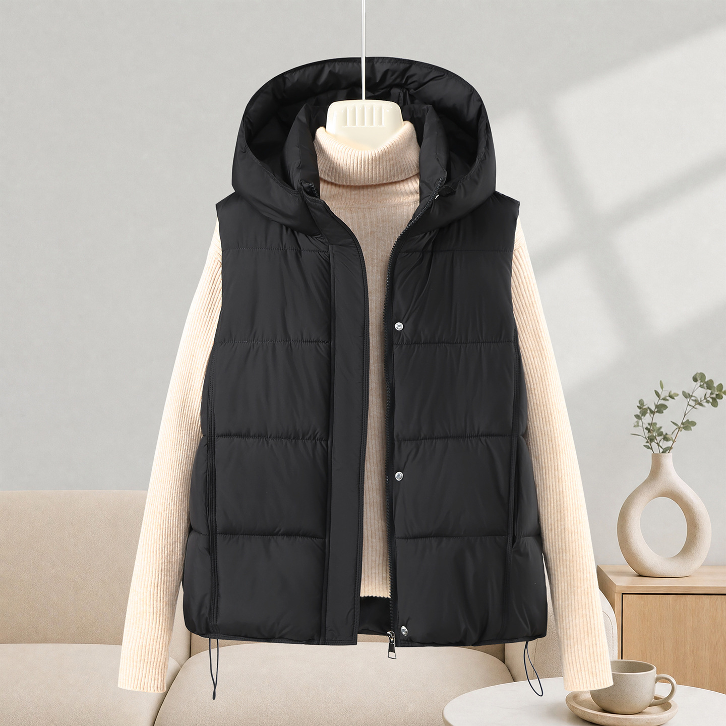 패션 민소매 조끼 여성 코튼 패딩 파카 푸퍼 베스트 조 - Puffer Vest Fashion Women 리뷰 및 가격