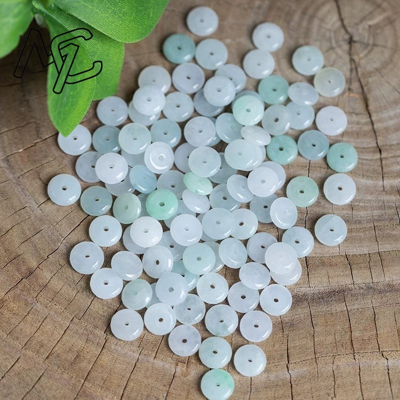 10pcs 천연 에메랄드 화이트 옥 핑 앤 매듭 DIY - Women Fashion Necklace 리뷰 및 가격