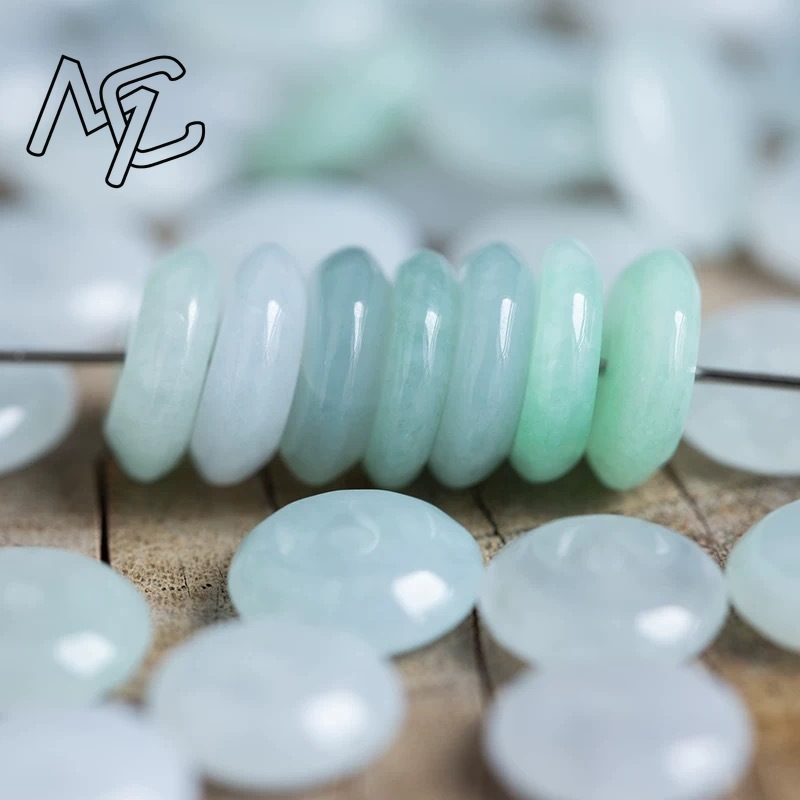 10pcs 천연 에메랄드 화이트 옥 핑 앤 매듭 DIY - Women Fashion Necklace 리뷰 및 가격