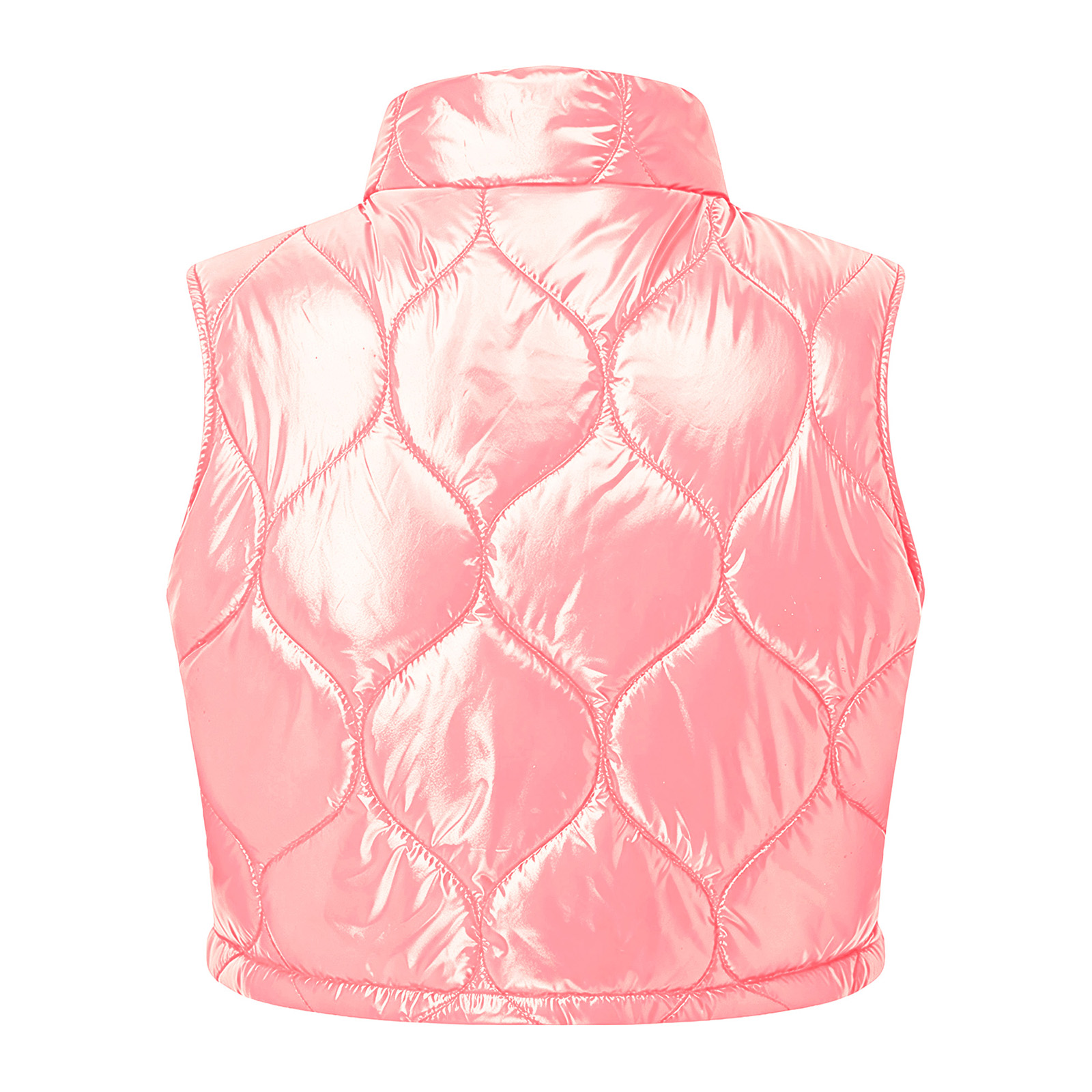 여성용 겨울 따뜻한 퀼팅 패딩 크롭 베스트 스탠드 칼라 - Puffer Vest Fashion Women 리뷰 및 가격