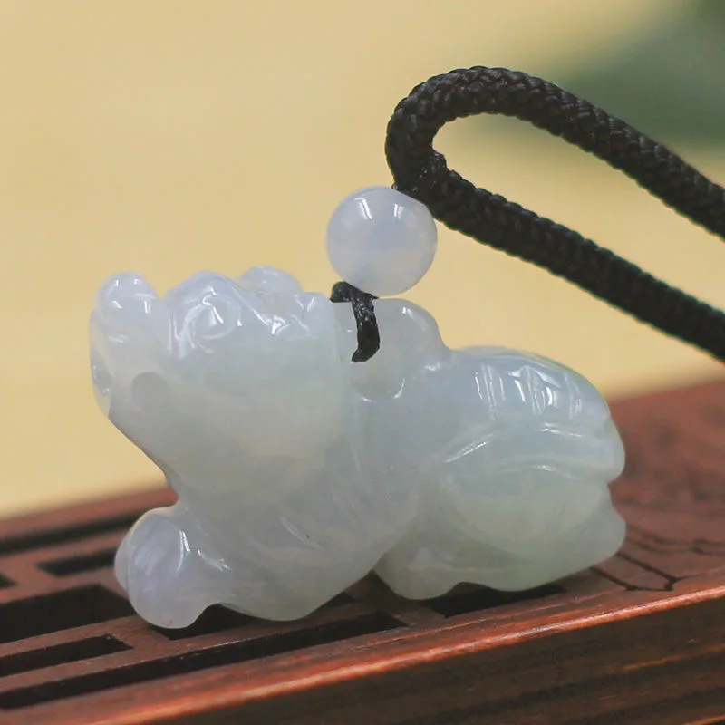 천연 에메랄드 중국 입체 십이지 펜던트 목걸이, 손으로 - Women Fashion Necklace 리뷰 및 가격