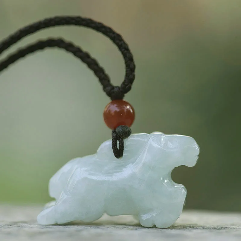 천연 에메랄드 중국 입체 십이지 펜던트 목걸이, 손으로 - Women Fashion Necklace 리뷰 및 가격