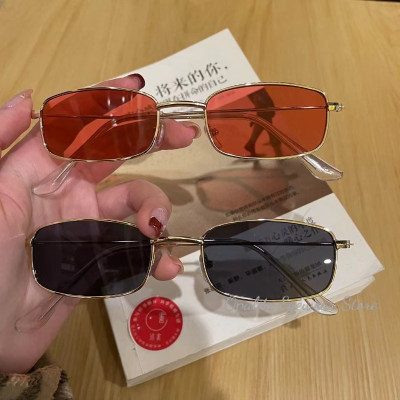 패션 레트로 메탈 프레임 컬러풀 선글라스 빈티지 스몰  - Women'S Fashion Eyeglasses 리뷰 및 가격