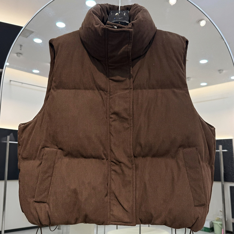 여성용 푸퍼 베스트 스탠드 칼라 숏 질레 지퍼업 캐주얼 - Puffer Vest Fashion Women 리뷰 및 가격