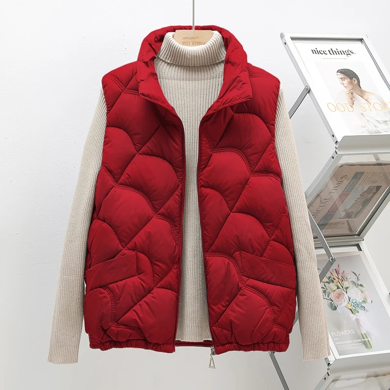 2025 신상 퍼프 베스트 여성 겨울 슬리브리스 패딩  - Puffer Vest Fashion Women 리뷰 및 가격