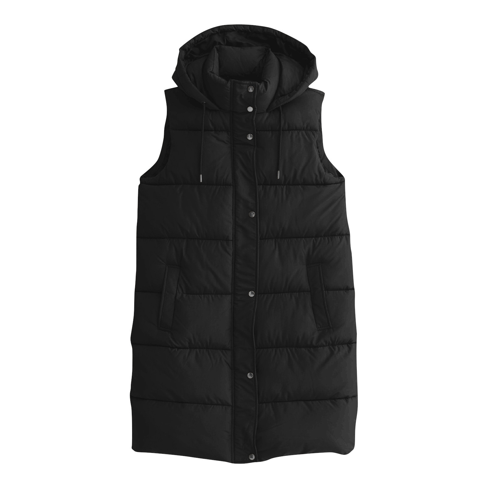 여성용 롱 베스트 겨울 재킷 지퍼업 스탠드 넥 민소매  - Puffer Vest Fashion Women 리뷰 및 가격