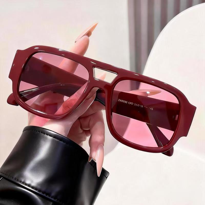 레트로 에비에이터 선글라스, 새로운 Y2K 더블 브리지 - Women'S Fashion Eyeglasses 리뷰 및 가격