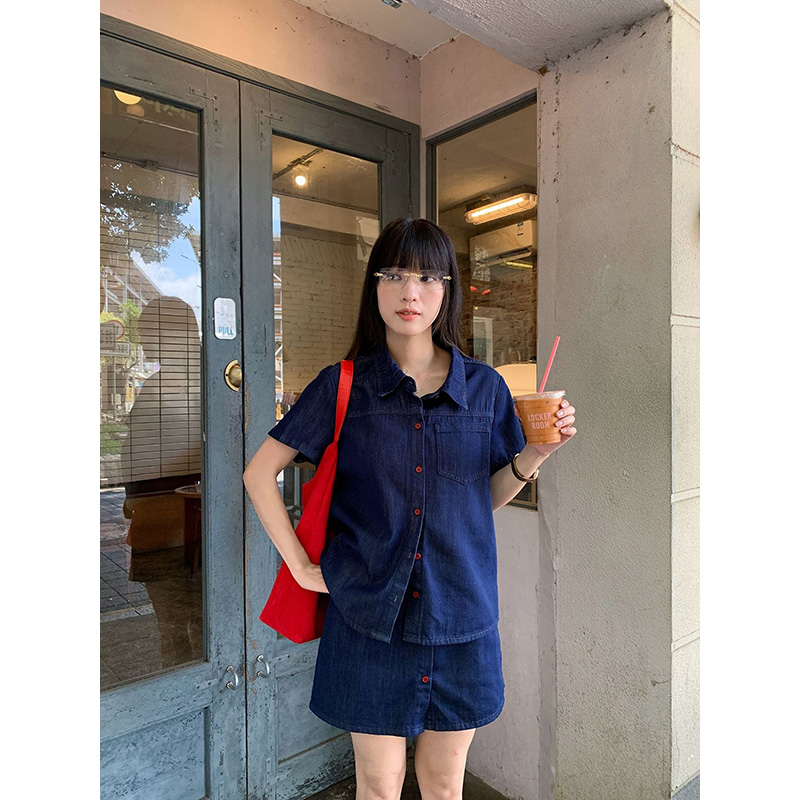 Benuynffy 레트로 반팔 데님 셔츠 여성 2026 - Women Fashion Jeans 리뷰 및 가격