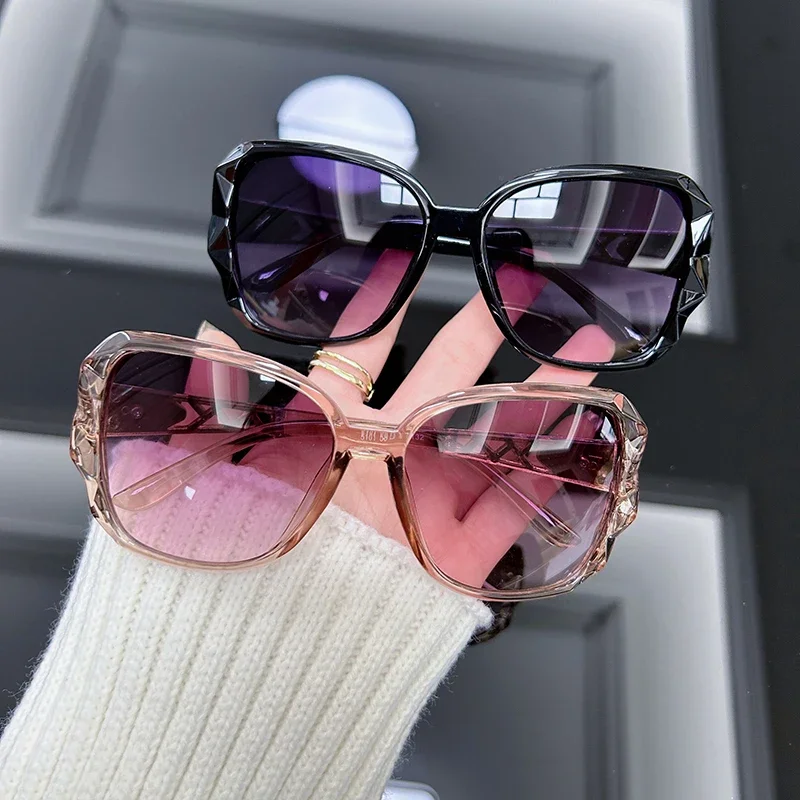 빈티지 스타일의 오버사이즈 선글라스, 여성용, 큰 프레 - Women'S Fashion Eyeglasses 리뷰 및 가격
