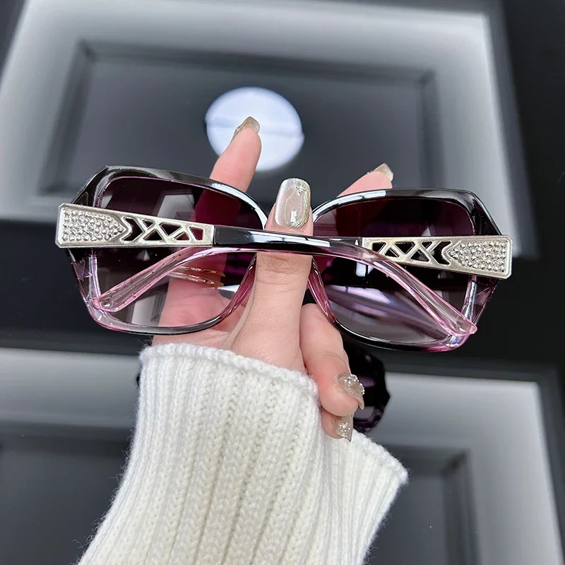 빈티지 스타일의 오버사이즈 선글라스, 여성용, 큰 프레 - Women'S Fashion Eyeglasses 리뷰 및 가격