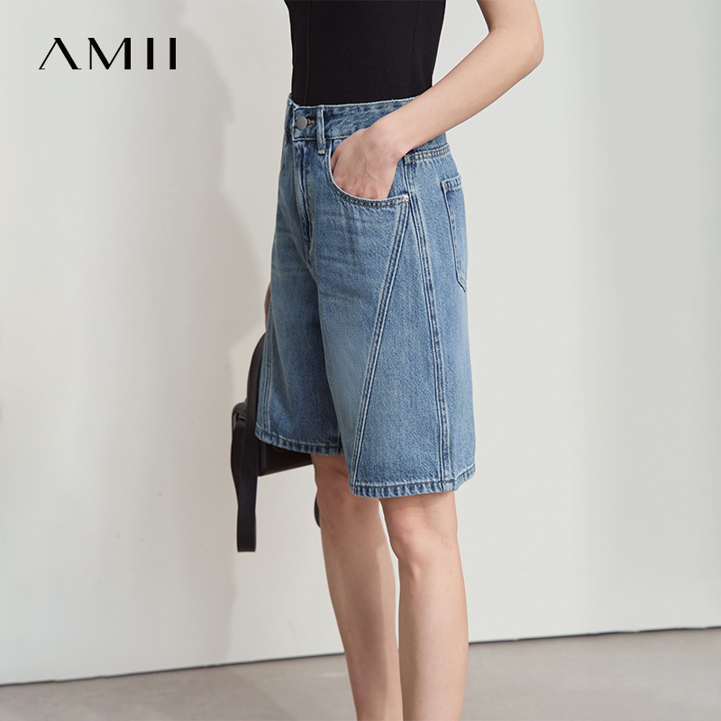 AMII 여성 청바지 반바지 미니멀리스트 2026 여름 - Women Fashion Jeans 리뷰 및 가격