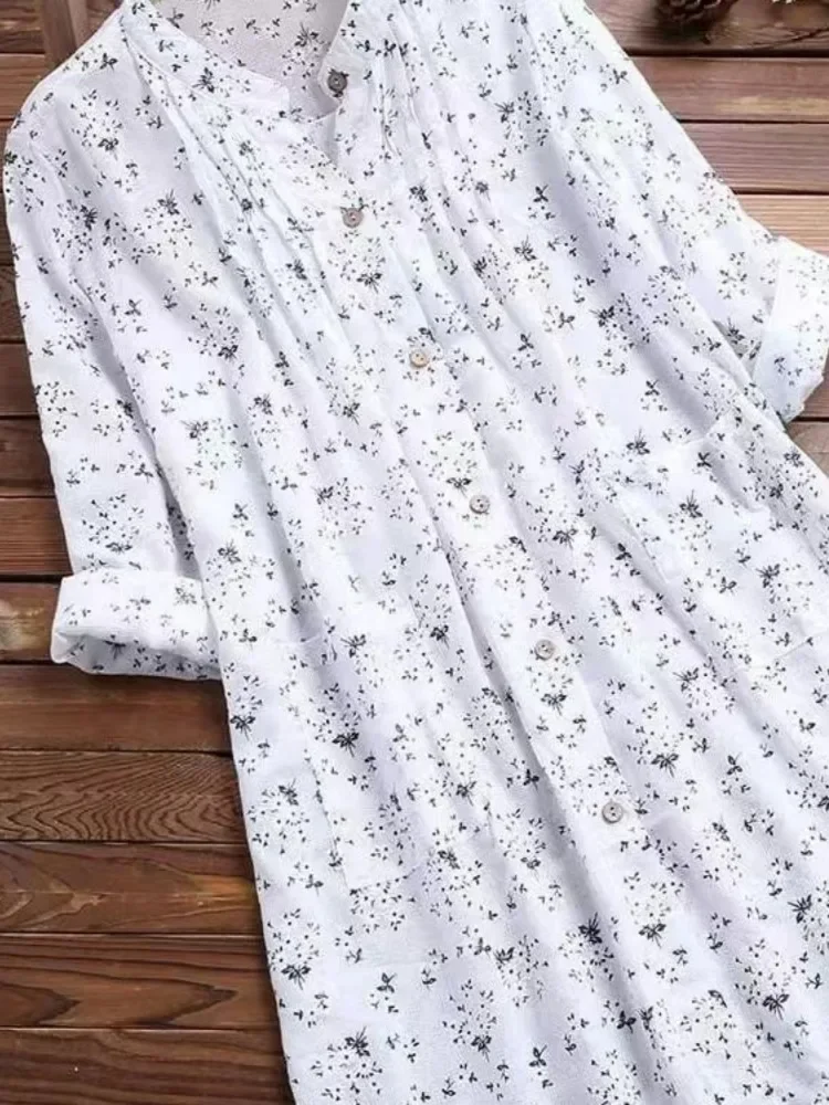 플러스 사이즈 여성 셔츠 2025 새로운 흰색 긴 소매 - Women'S Fashion Essentials 리뷰 및 가격