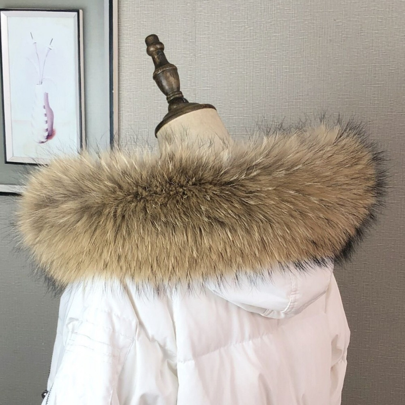 코트 파카 여성용 리얼 모피 칼라 자켓 용 겨울 천연  - Women'S Fashion Essentials 리뷰 및 가격