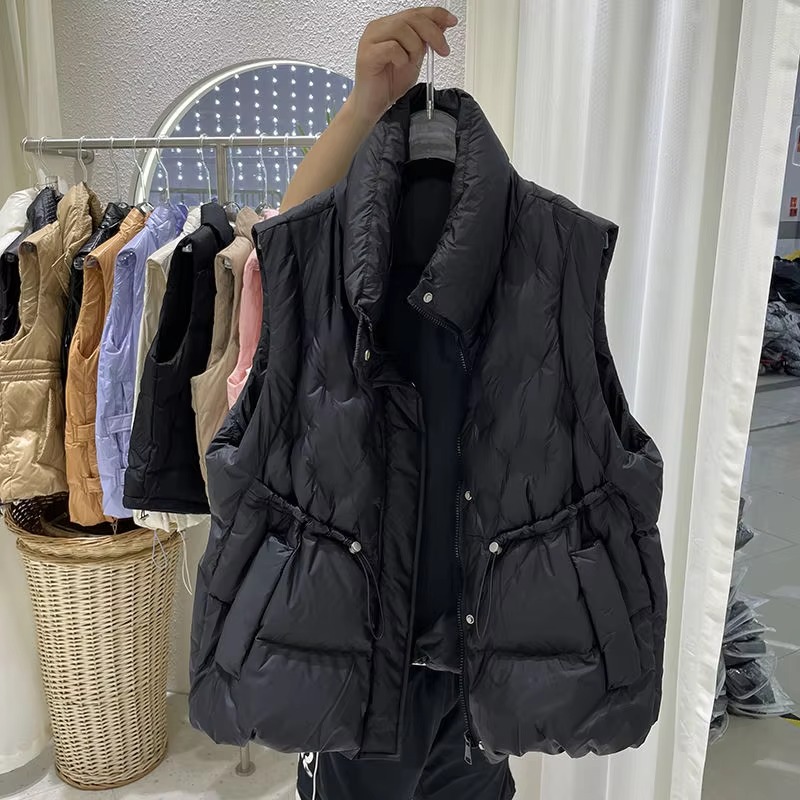 여성용 재킷, 패션 파카, 드로스트링, 싱글 브레스트, - Puffer Vest Fashion Women 리뷰 및 가격