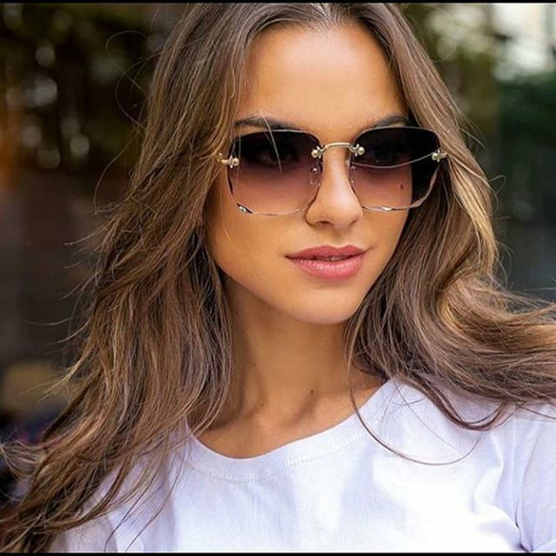 1/3개입 신상 무테 여성용 선글라스 패션 그라데이션  - Women'S Fashion Eyeglasses 리뷰 및 가격