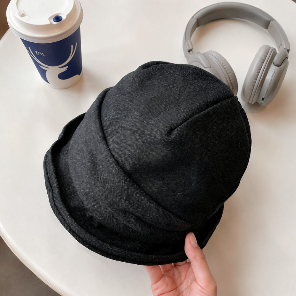 세련된 일본 스타일의 플리츠 버킷 햇, 여성용, 통기성 - Women Fashion Hats 리뷰 및 가격