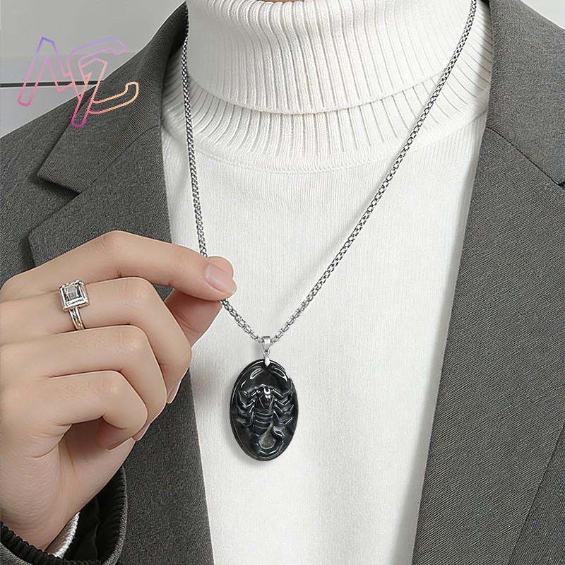미얀마 경옥 전갈 펜던트 목걸이 럭셔리 디자이너 패션  - Women Fashion Necklace 리뷰 및 가격