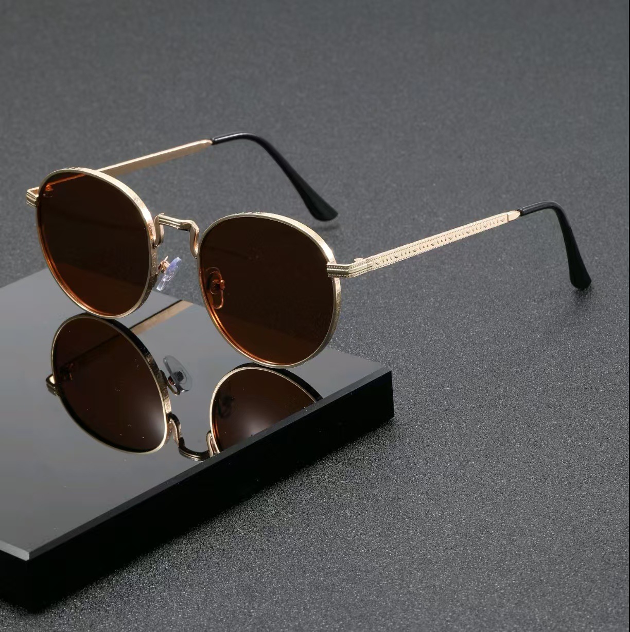 패션 클래식 라운드 선글라스 남녀 공용 빈티지 메탈 아 - Women'S Fashion Eyeglasses 리뷰 및 가격