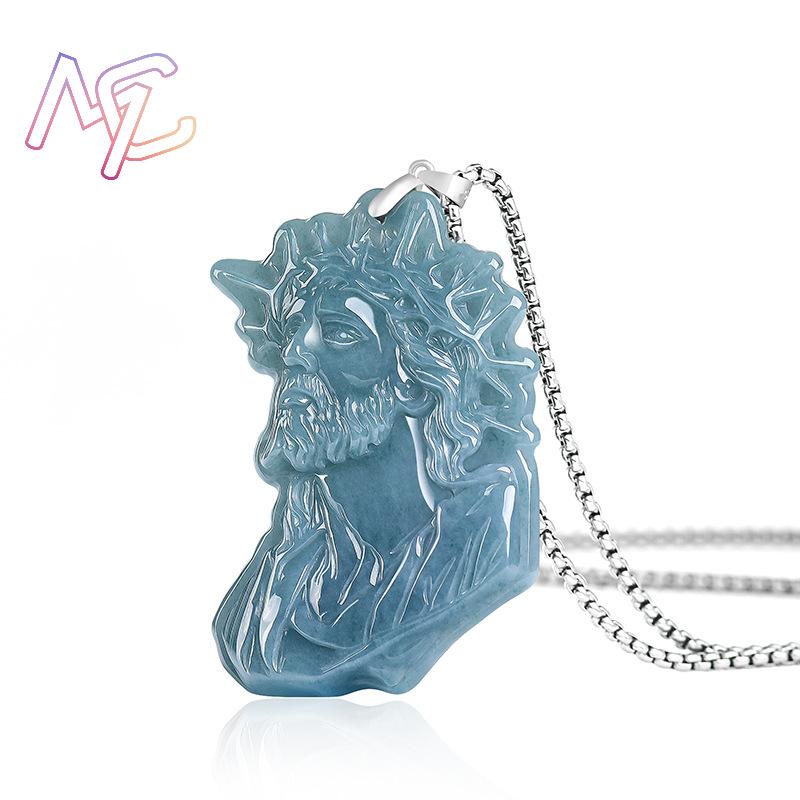 미얀마 경옥 사제 펜던트 목걸이 럭셔리 부적 925 실 - Women Fashion Necklace 리뷰 및 가격