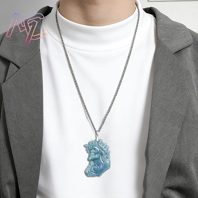 미얀마 경옥 사제 펜던트 목걸이 럭셔리 부적 925 실 - Women Fashion Necklace 리뷰 및 가격