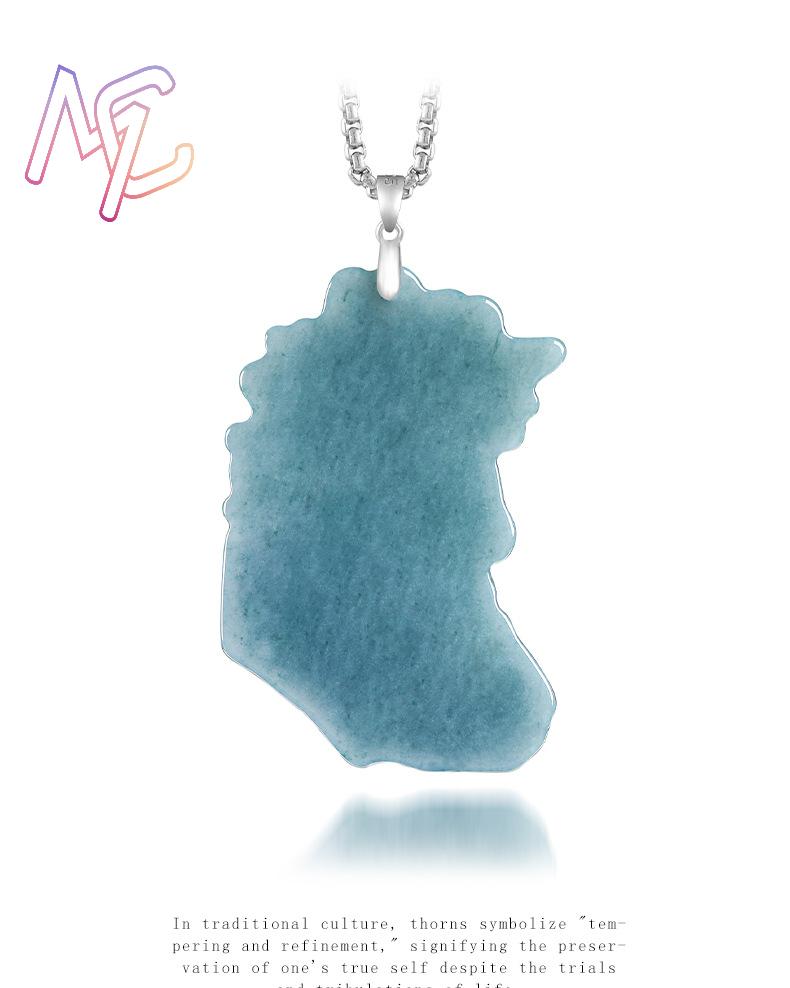 미얀마 경옥 사제 펜던트 목걸이 럭셔리 부적 925 실 - Women Fashion Necklace 리뷰 및 가격