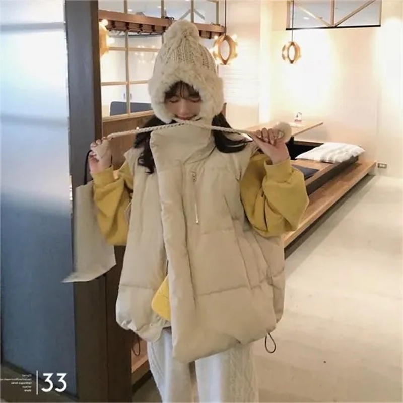 여성용 따뜻한 조끼, 스탠드 칼라 패션 코트, 여성용  - Puffer Vest Fashion Women 리뷰 및 가격